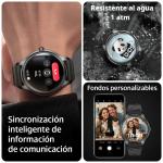 Smartwatch COLMI L28 AMOLED 1.32" para mujer con llamadas Bluetooth y doble correa